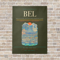 Thumbnail for Belem Val de Cans - Julio Cezar Ribeiro International Airport BEL - Canvas No Frame - Green Army