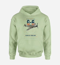 Thumbnail for Messerschmitt Bf 109G-6 design on light green double-side hoodie, single-side print