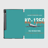 Thumbnail for KC-135Q Blackbird Tanker design on turquoise samsung tablet tablet case