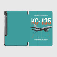 Thumbnail for KC-135 STRATOTANKER design on turquoise samsung tablet tablet case