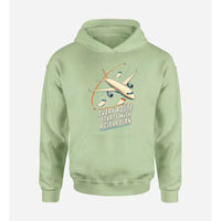 Thumbnail for SIGNAL 573 - Every Route Starts With A Clear Plan design on light green hoodie single side
