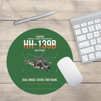 Thumbnail for Leonardo HH-139B design on green round mouse pad