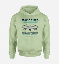 Thumbnail for DJI Mavic 2 Pro design on light green hoodie single side