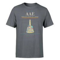 Thumbnail for Rabah Bitat Airport (AAE) T-Shirt single-side front print in Gray | rabah-bitat-airport-aae-double-side-t-shirt