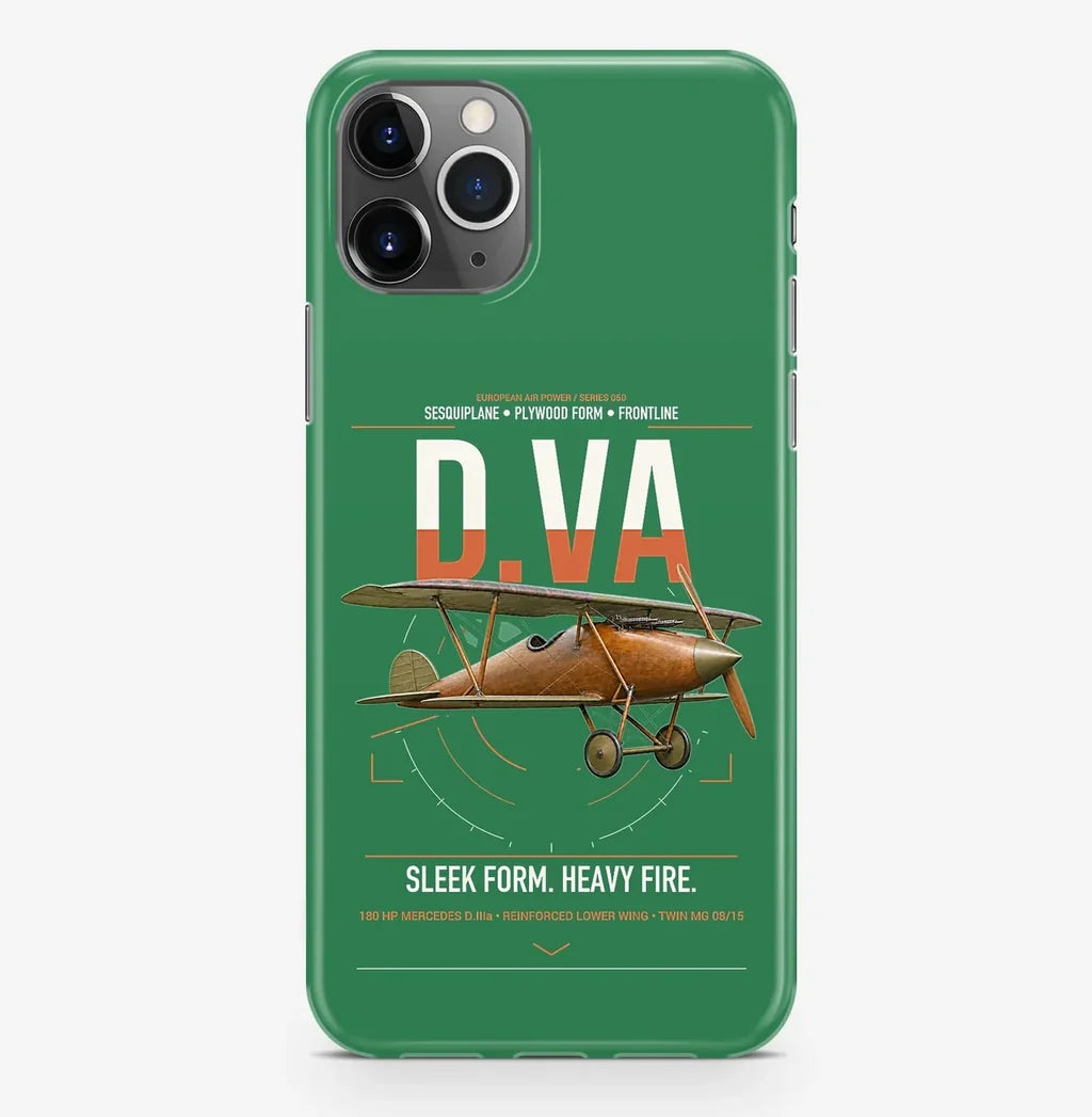 Albatros D.Va design on green magsafe iphone case, for iPhone Pro Max