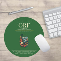 Thumbnail for Norfolk International Airport (ORF) design on green round mouse pad