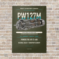 Thumbnail for PW127M vertical canvas print - no frame - green army background