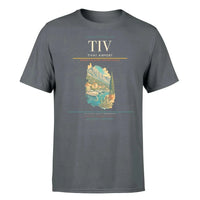 Thumbnail for Tivat Airport (TIV) T-Shirt single-side front print in Gray | tivat-airport-tiv-double-side-t-shirt