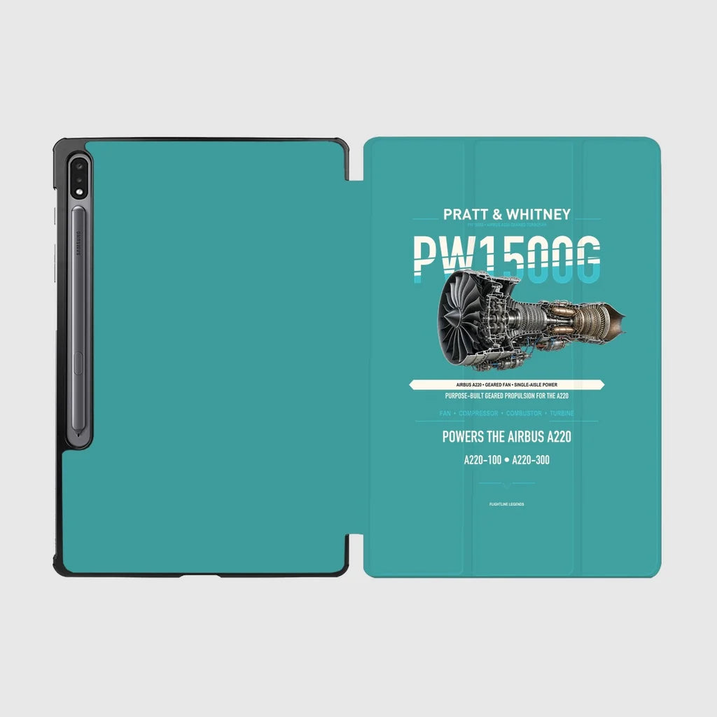PW1500G design on turquoise samsung tablet tablet case