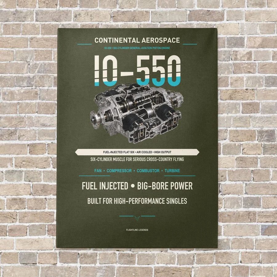 IO-550 vertical canvas print - no frame - green army background