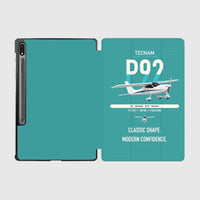 Thumbnail for Tecnam P92 Echo MkII design on turquoise samsung tablet tablet case