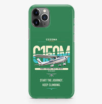 Thumbnail for Cessna 150M design on green magsafe iphone case, for iPhone Pro Max