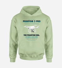 Thumbnail for DJI Phantom 3 Professional design on light green hoodie single side