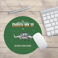 Thumbnail for HAL ALH Dhruv Mk III design on green round mouse pad