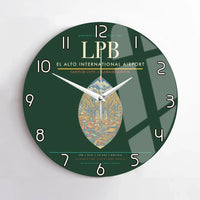 Thumbnail for El Alto International Airport LPB Wall-Clock No-Frame - Dark Green