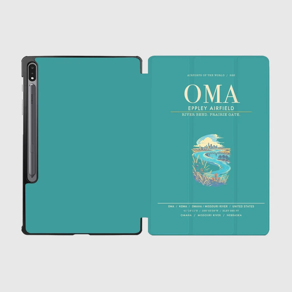 Omaha Eppley Airfield OMA - Turquoise