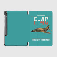 Thumbnail for F-4C Phantom II design on turquoise samsung tablet tablet case