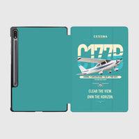 Thumbnail for Cessna 177B Cardinal design on turquoise samsung tablet tablet case