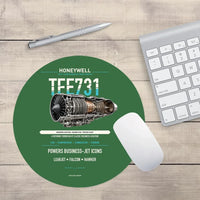 Thumbnail for TFE731 design on green round mouse pad
