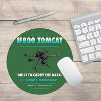 Thumbnail for Inspired Flight IF800 Tomcat design on green round mouse pad