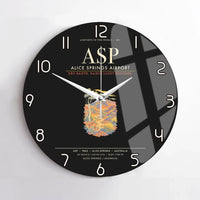 Thumbnail for Alice Springs Airport ASP Wall-Clock No-Frame - Black