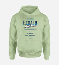 Thumbnail for Handley Page HPR.7 Dart Herald design on light green hoodie single side