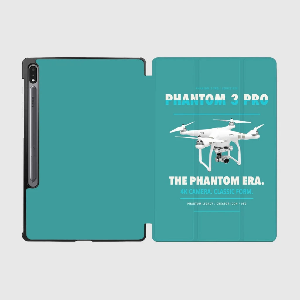 DJI Phantom 3 Professional design on turquoise samsung tablet tablet case