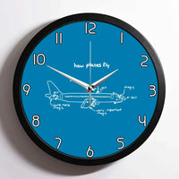 Thumbnail for How Planes Fly Wall Clock - view 5