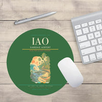 Thumbnail for Siargao Airport (IAO) design on green round mouse pad