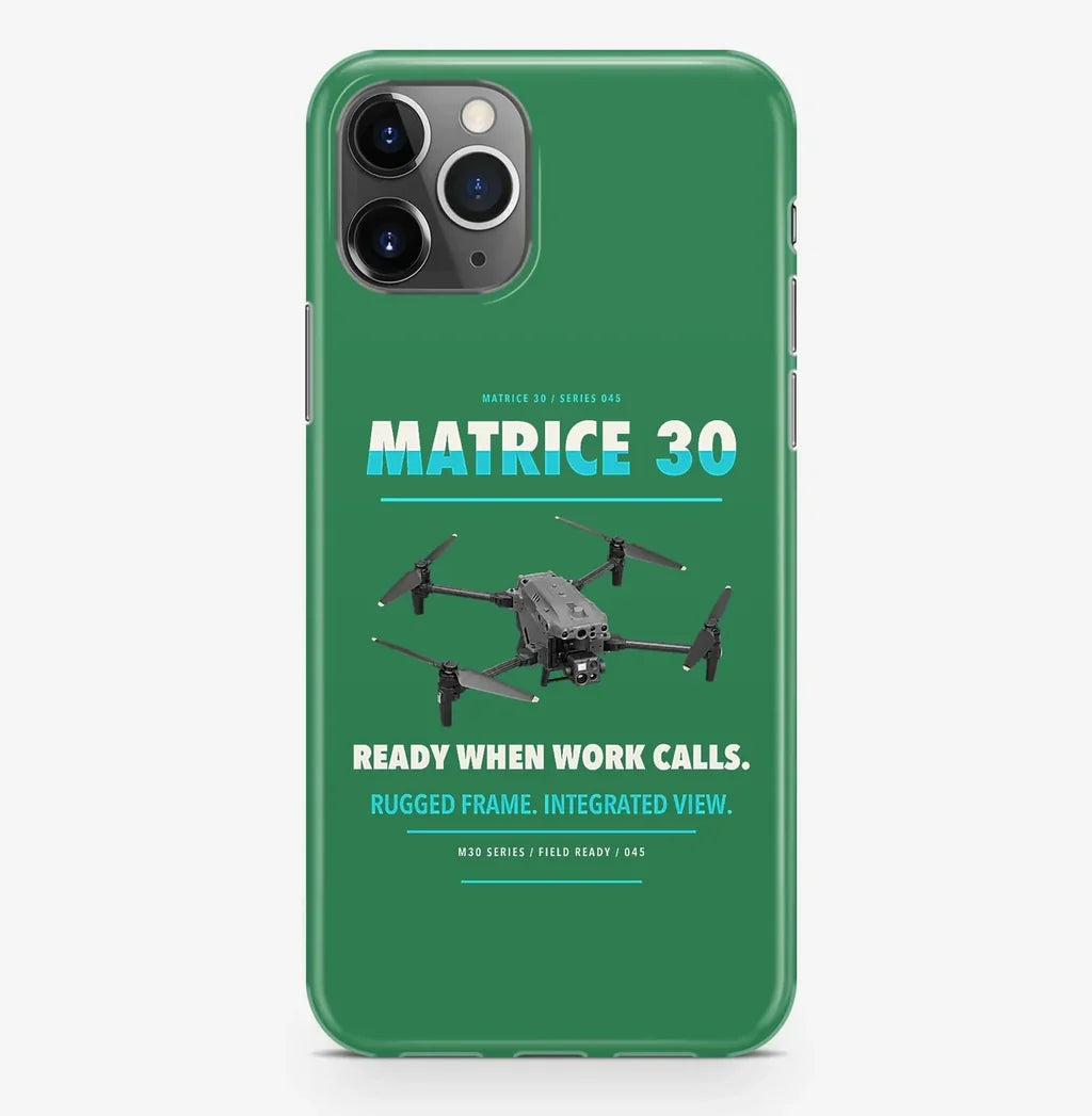 DJI Matrice 30 Case ProMax design on green iphone case promax