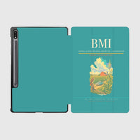 Thumbnail for Central Illinois Regional Airport (BMI) design on turquoise samsung tablet tablet case