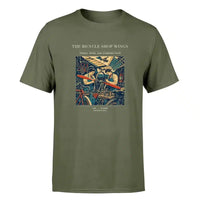 Thumbnail for VINTAGE G4323 - The Bicycle Shop Wings - Premium T-Shirt design on greenarmy premium t shirt