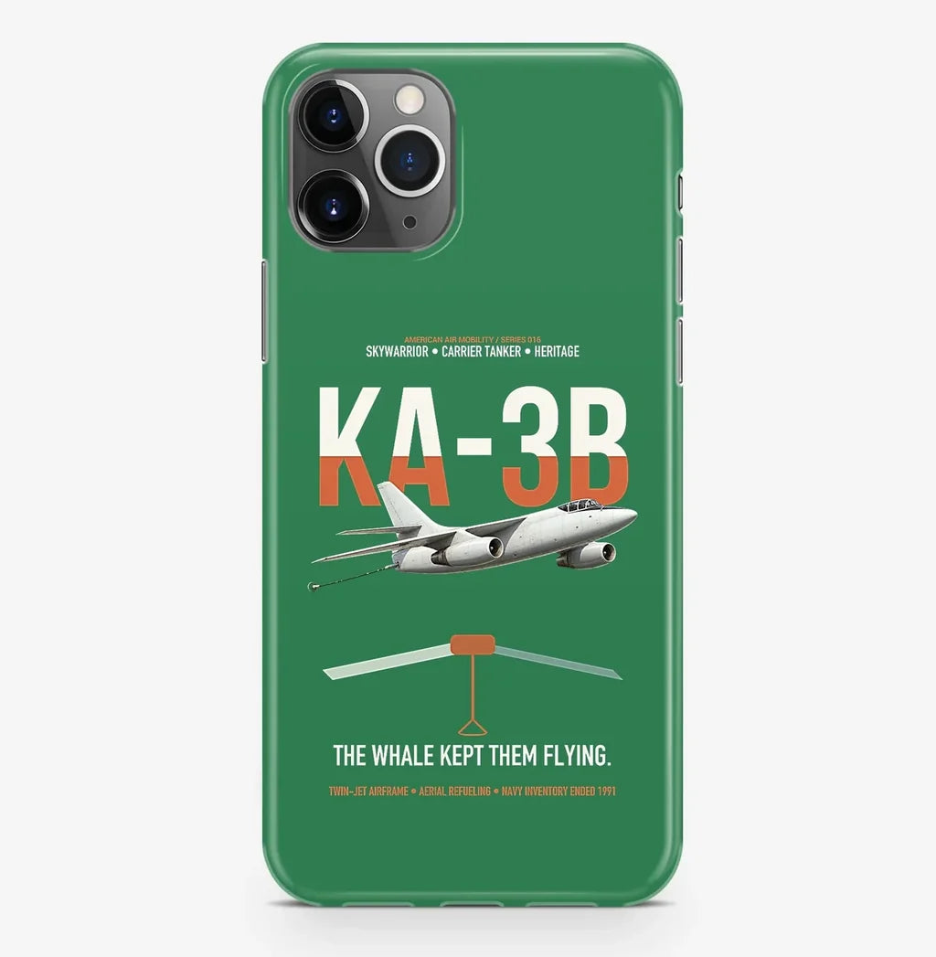 KA-3B Skywarrior design on green magsafe iphone case, for iPhone Pro Max