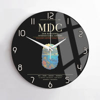 Thumbnail for Sam Ratulangi International Airport Manado MDC Wall-Clock No-Frame - Black