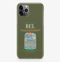 Thumbnail for Belem Airport (BEL) design on green army iPhone 16 Pro MagSafe case