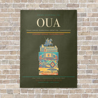 Thumbnail for Thomas Sankara International Airport OUA — Ouagadougou vertical canvas print - no frame - green army background