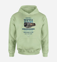 Thumbnail for TFE731 design on light green hoodie single side