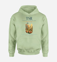 Thumbnail for Timișoara Traian Vuia International Airport (TSR) design on light green hoodie single-side print