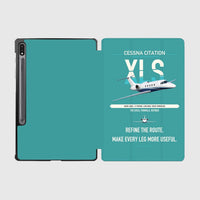 Thumbnail for Cessna Citation XLS design on turquoise samsung tablet tablet case