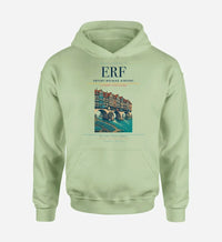 Thumbnail for Erfurt-Weimar Airport (ERF) design on light green hoodie single-side print