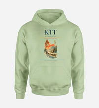 Thumbnail for Kittilä Airport (KTT) design on light green hoodie single-side print