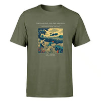 Thumbnail for VINTAGE G4510 - The Harvest And The Airfield - Premium T-Shirt design on greenarmy premium t shirt