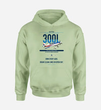 Thumbnail for Extra 300L design on light green double-side hoodie, single-side print