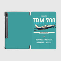 Thumbnail for Socata TBM 700 design on turquoise samsung tablet tablet case