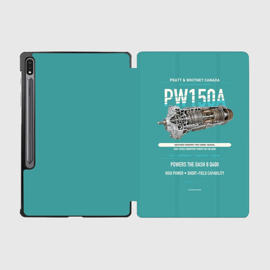 PW150A design on turquoise samsung tablet tablet case