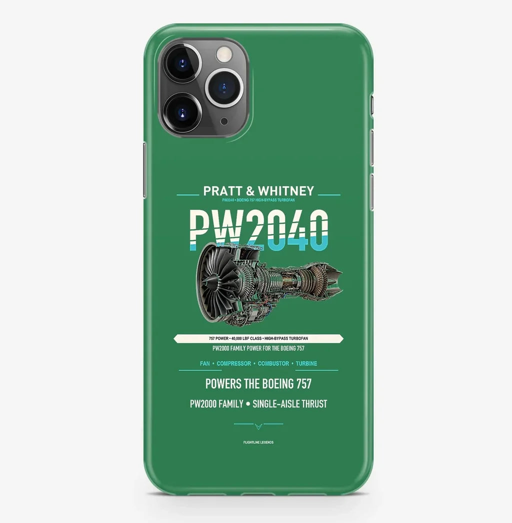 PW2040 Case ProMax design on green iphone case promax