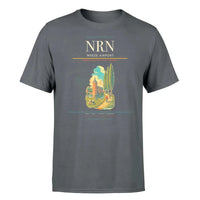 Thumbnail for Weeze Airport (NRN) T-Shirt single-side front print in Gray | weeze-airport-nrn-double-side-t-shirt