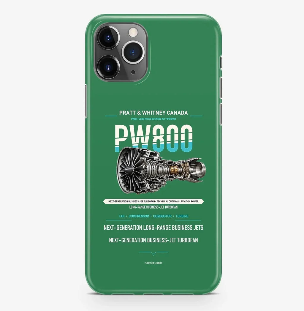 PW800 Case ProMax design on green iphone case promax