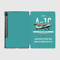 Thumbnail for Aviat Husky A-1C-180 design on turquoise samsung tablet tablet case