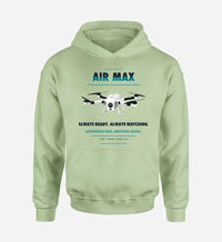 Thumbnail for Percepto Air Max design on light green hoodie single side
